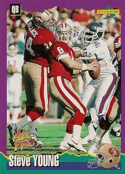 Steve Young San Francisco 49ers 1994 Score NFL All Pro #56